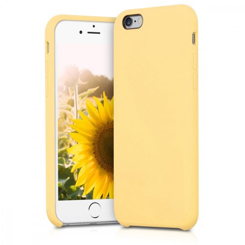 Husa Apple iPhone 6 / iPhone 6s, Silicon, Galben, 40223.49