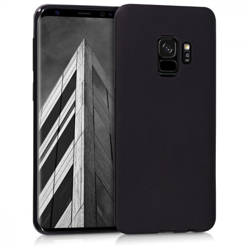 Husa Samsung Galaxy S9, Silicon, Negru, 44089.47
