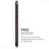 Husa Apple iPhone X / iPhone XS, Aluminiu, Negru, 43892.01