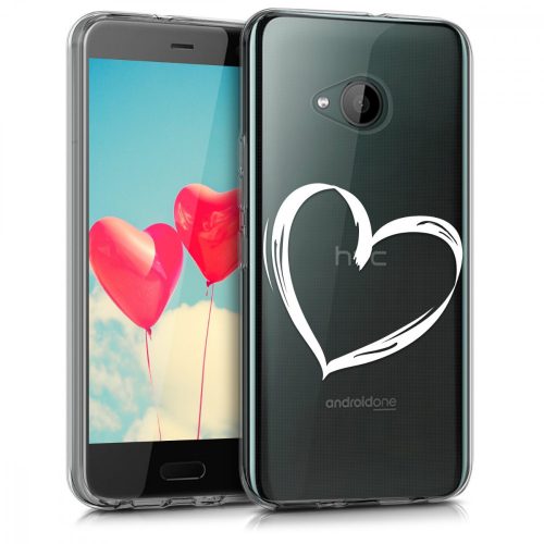 Husa HTC U11 Life, Silicon, Alb, 43644.02