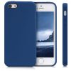 Husa Apple iPhone 5 / iPhone 5s / iPhone SE, Silicon, Albastru, 42766.17