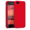 Husa Apple iPhone 5 / iPhone 5s / iPhone SE, Silicon, Rosu, 42766.09