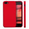 Husa Apple iPhone 5 / iPhone 5s / iPhone SE, Silicon, Rosu, 42766.09