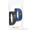Set 2 Curele pentru Garmin Vivofit 4, kwmobile, Silicon, Albastru / Negru, 44228.01