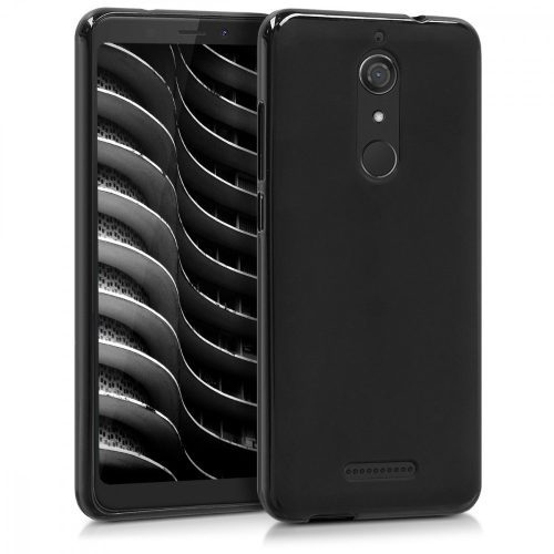 Husa Wiko View, Silicon, Negru, 44271.47