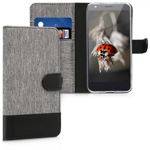 Husa ZTE Blade A520, Textil, Gri, 44275.22