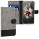 Husa ZTE Blade A520, Textil, Gri, 44275.22