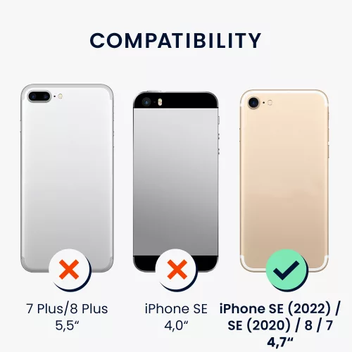 Husa Apple iPhone 8 / iPhone 7 / iPhone SE 2, Silicon, Albastru, 40225.78