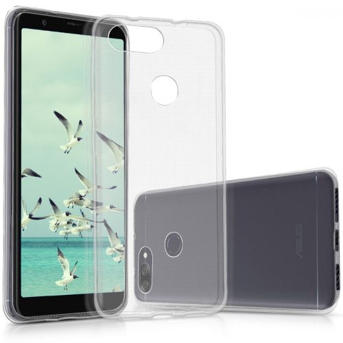 Husa Asus Zenfone Max Plus, Silicon, Transparent, 44423.03