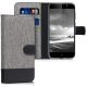 Husa ZTE Blade A6, Textil, Gri, 44462.22