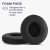 Set 2 Perne de urechi pentru casti Bose Solo 2 Wireless/Solo 3, Kwmobile, Negru, Piele ecologica, 44516.01