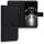 Husa Wiko View Lite, Piele ecologica, Negru, 44578.01