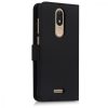 Husa Wiko View Lite, Piele ecologica, Negru, 44578.01