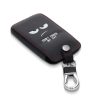 Husa Cheie Auto pentru Renault / Dacia - 4 Butoane - Keyless Go, Piele ecologica, Negru, 44637.01