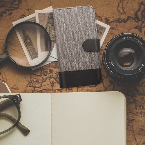 Husa Asus Zenfone 5 Lite, Textil, Gri, 44629.01