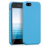 Husa Apple iPhone 5 / iPhone 5s / iPhone SE, Silicon, Albastru, 42766.23
