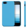 Husa Apple iPhone 5 / iPhone 5s / iPhone SE, Silicon, Albastru, 42766.23