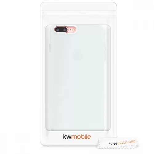 Husa Apple iPhone 8 Plus / iPhone 7 Plus, Silicon, Alb, 39499.48