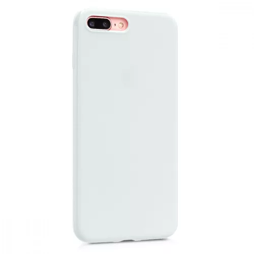 Husa Apple iPhone 8 Plus / iPhone 7 Plus, Silicon, Alb, 39499.48