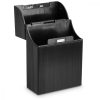 Husa pentru pachet de tigari 9 x 5.9 x 2.6 cm Pachet tigari, Kwmobile, Negru, Aluminiu, 44702.01