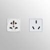Set 2 Adaptoare de calatorie tip I pentru Australia, Kwmobile, Alb, Plastic, 44716.01
