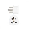 Set 2 Adaptoare universale de calatorie tip M, Kwmobile, Alb, Plastic, 44716.03