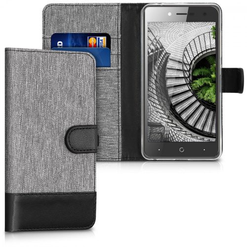 Husa ZTE Blade L7, Textil, Gri, 43442.25