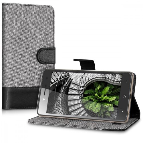 Husa ZTE Blade L7, Textil, Gri, 43442.25