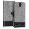 Husa ZTE Blade L7, Textil, Gri, 43442.25
