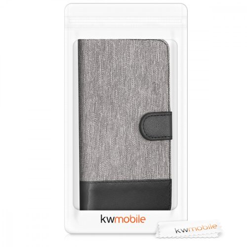 Husa ZTE Blade L7, Textil, Gri, 43442.25