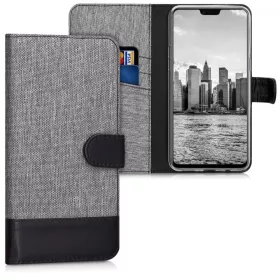 Husa OPPO R15, Textil, Gri, 44771.01
