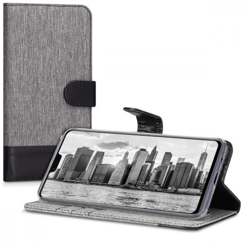 Husa OPPO R15, Textil, Gri, 44771.01