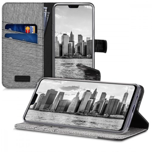 Husa OPPO R15, Textil, Gri, 44771.01