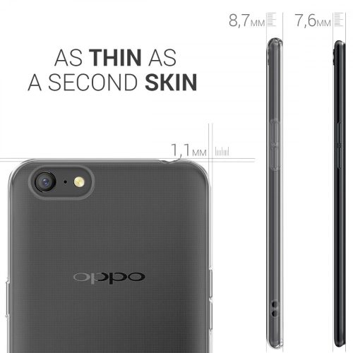 Husa OPPO A71, Silicon, Transparent, 44774.03