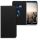 Husa Huawei Honor 7A, Piele ecologica, Negru, 44826.01