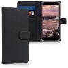 Husa Wiko Lenny 5, Piele ecologica, Negru, 44844.01