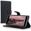 Husa Wiko Lenny 5, Piele ecologica, Negru, 44844.01