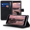 Husa Wiko Lenny 5, Piele ecologica, Negru, 44844.01