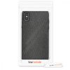 Husa Apple iPhone X / iPhone XS, Textil, Negru, 43479.01