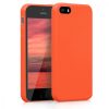 Husa Apple iPhone 5 / iPhone 5s / iPhone SE, Silicon, Portocaliu, 42766.29