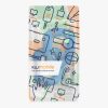 Set 2 Perne de urechi pentru casti Logitech G430/G930/F450, Kwmobile, Albastru, Piele ecologica, 44523.04