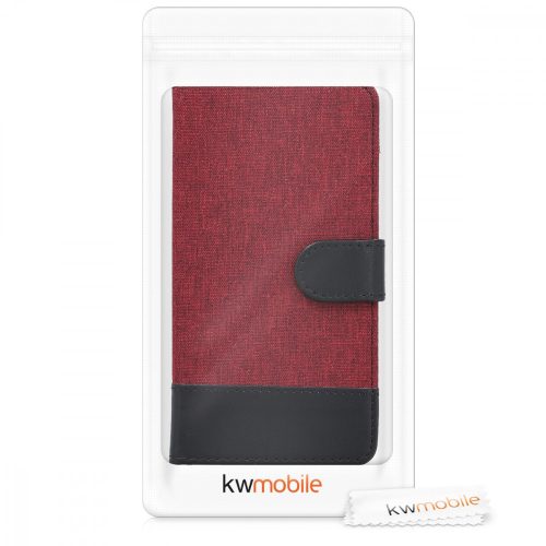 Husa Huawei P9 Lite (2017), Textil, Rosu, 40893.04