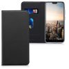 Husa Huawei Honor 10, Piele ecologica, Negru, 44885.01