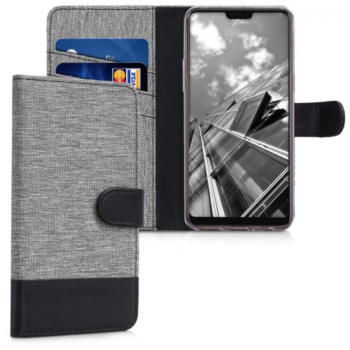 Husa OPPO F7, Textil, Gri, 44999.01