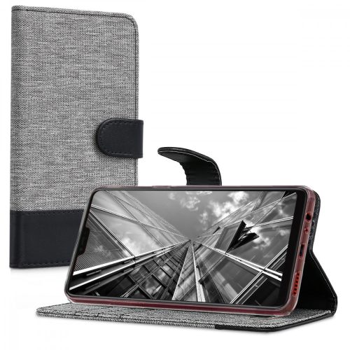 Husa OPPO F7, Textil, Gri, 44999.01