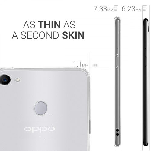 Husa OPPO F7, Silicon, Transparent, 44998.03