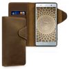 Husa Sony Xperia XZ2 Premium, Piele naturala, Maro, 45007.05