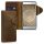 Husa Sony Xperia XZ2 Premium, Piele naturala, Maro, 45007.05