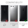 Husa Sony Xperia XZ2 Premium, Piele naturala, Maro, 45007.05