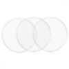 Set 3 Suporti antiderapanti pentru bord Kwmobile, Transparent, Silicon, 43408.03